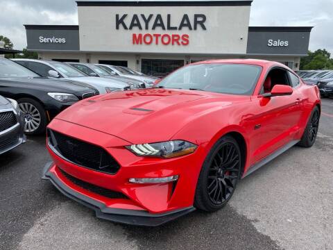2019 Ford Mustang for sale at KAYALAR MOTORS in Houston TX