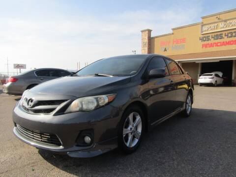 2013 Toyota Corolla for sale at Import Motors in Bethany OK