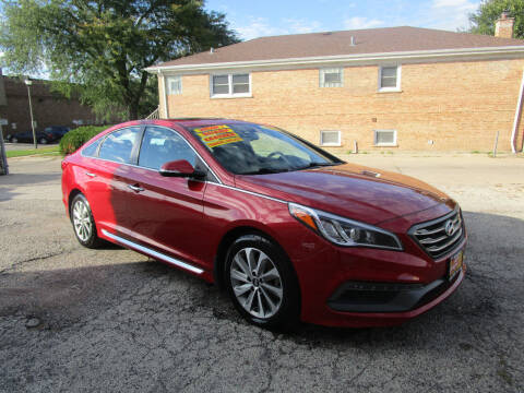 2017 Hyundai Sonata for sale at RON'S AUTO SALES INC in Cicero IL