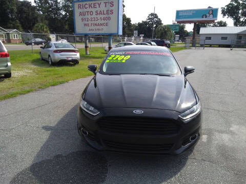 2014 Ford Fusion for sale at Rickey T's Auto Sales in Garden City GA