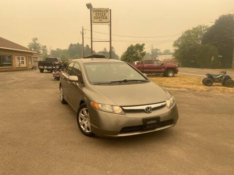 2008 Honda Civic for sale at Conklin Cycle Center in Binghamton NY