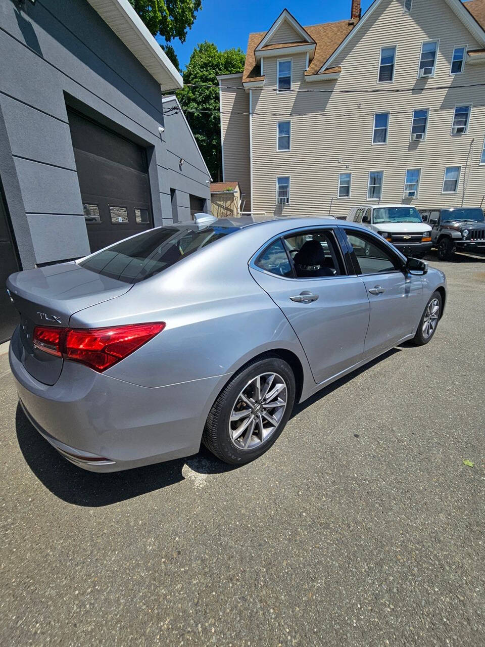 2020 Acura TLX for sale at RENOS AUTO SALES LLC in Waterbury, CT