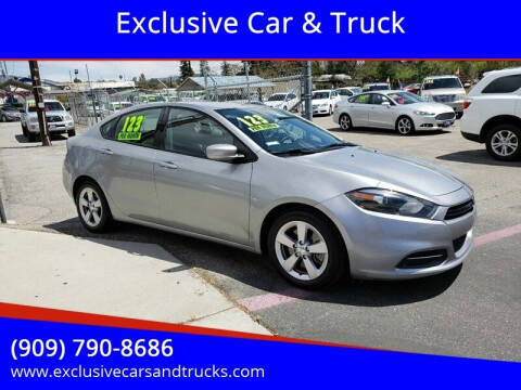 2015 Dodge Dart for sale at Exclusive Car & Truck in Yucaipa CA