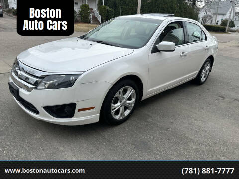 2012 Ford Fusion for sale at Boston Auto Cars in Dedham MA
