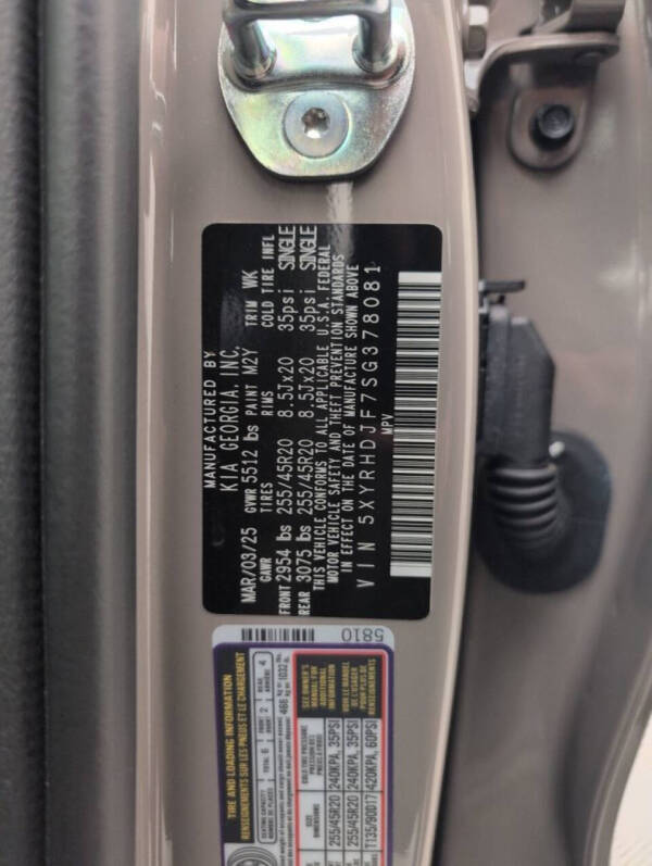 2025 Kia Sorento X-Line EX