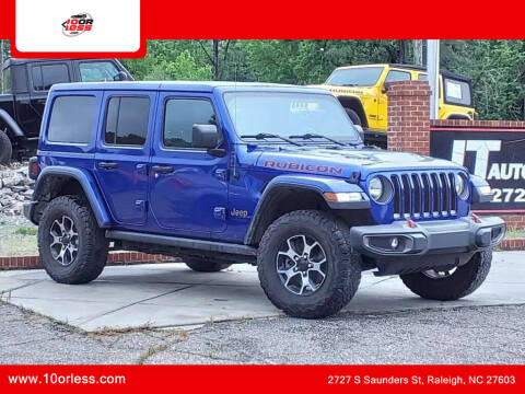 2019 Jeep Wrangler Unlimited for sale at J T Auto Group - 10orless.com in Raleigh NC