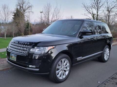 2015 Land Rover Range Rover for sale at CLEAR CHOICE AUTOMOTIVE in Milwaukie OR
