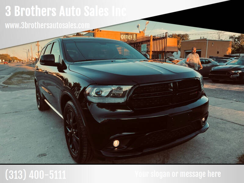 2016 Dodge Durango for sale at 3 Brothers Auto Sales Inc in Detroit MI