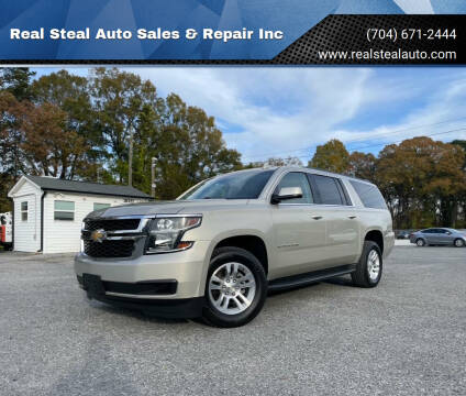 2017 Chevrolet Suburban for sale at Real Steal Auto Sales & Repair Inc in Gastonia NC