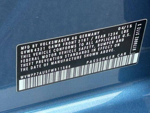 2015 Volkswagen e-Golf SEL Premium