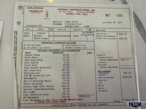 1972 Chevrolet Chevelle