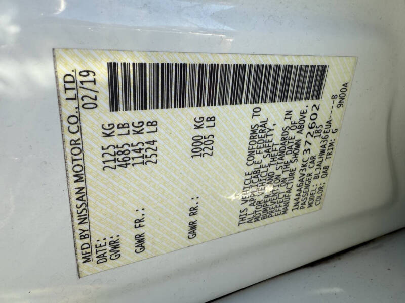 2019 Nissan Maxima Platinum