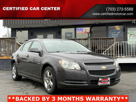 2010 Chevrolet Malibu for sale at CERTIFIED CAR CENTER in Fairfax VA