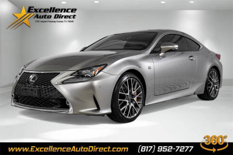 2017 Lexus RC 350 for sale at Excellence Auto Direct in Euless TX