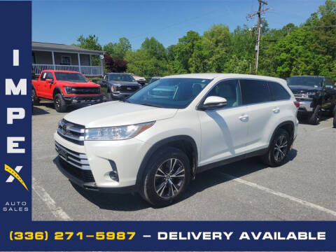 2019 Toyota Highlander for sale at Impex Auto Sales in Greensboro NC
