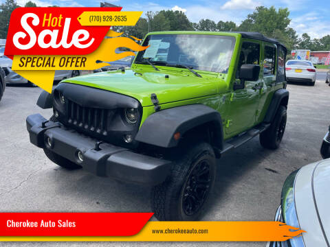 2013 Jeep Wrangler Unlimited for sale at Cherokee Auto Sales in Acworth GA