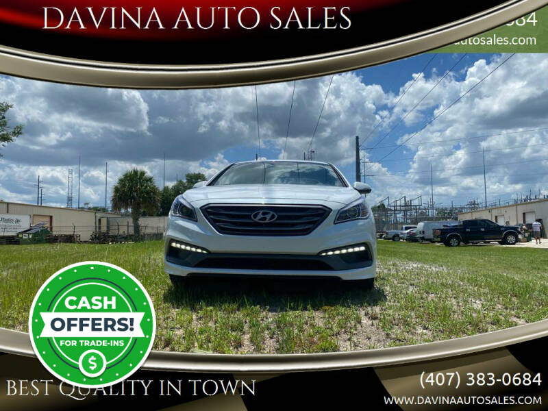 2015 Hyundai Sonata for sale at DAVINA AUTO SALES in Longwood FL