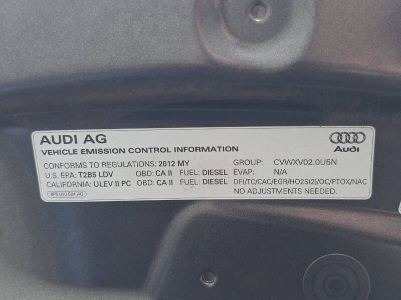 2012 Audi A3 2.0 TDI Premium Plus