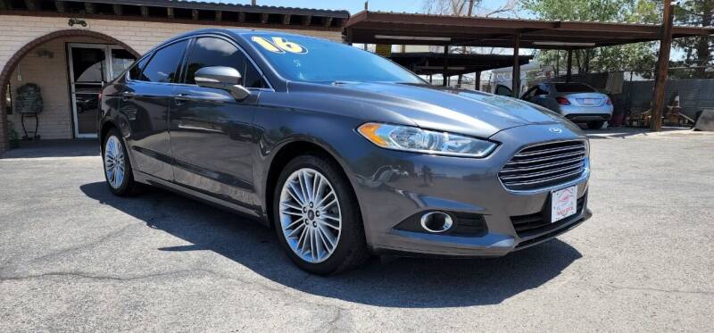 2016 Ford Fusion for sale at FRANCIA MOTORS in El Paso TX