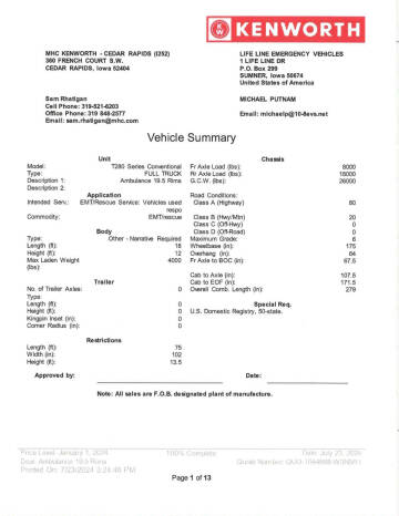 2026 Kenworth T280
