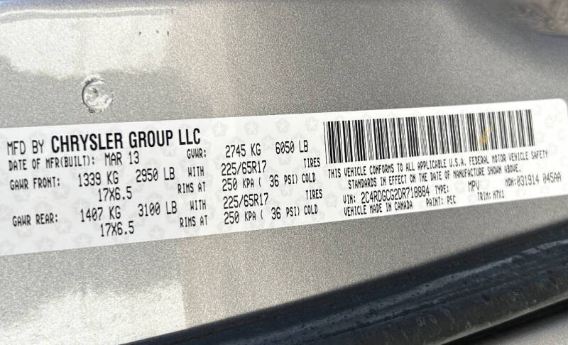 2013 Dodge Grand Caravan SXT