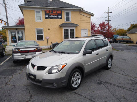 2003 Pontiac Vibe for sale at Top Gear Motors in Winchester VA