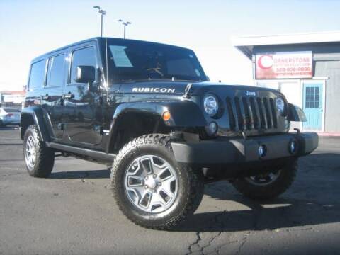 2017 Jeep Wrangler Unlimited for sale at Cornerstone Auto Sales in Tucson AZ