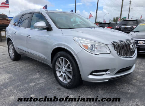 2015 Buick Enclave for sale at AUTO CLUB OF MIAMI, INC in Miami FL
