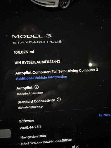 2021 Tesla Model 3 Standard Range Plus