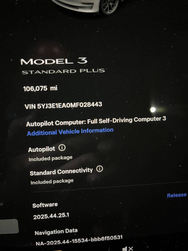 2021 Tesla Model 3 Standard Range Plus