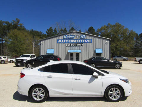 2016 Chevrolet Cruze for sale at Under 10 Automotive in Robertsdale AL