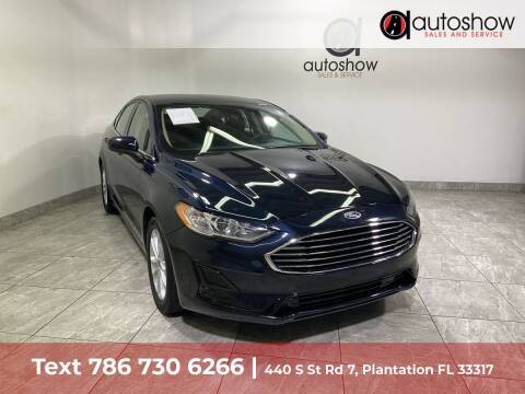 2020 Ford Fusion for sale at AUTOSHOW SALES & SERVICE in Plantation FL