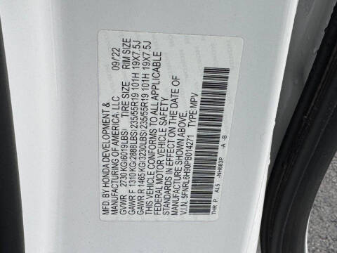 2023 Honda Odyssey Elite