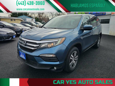 2016 Honda Pilot for sale at Car Yes Auto Sales in Baltimore MD