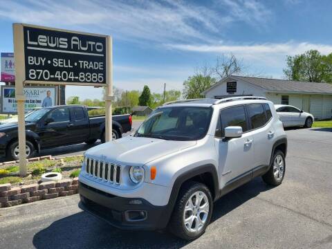 2016 Jeep Renegade for sale at Lewis Auto in Mountain Home AR