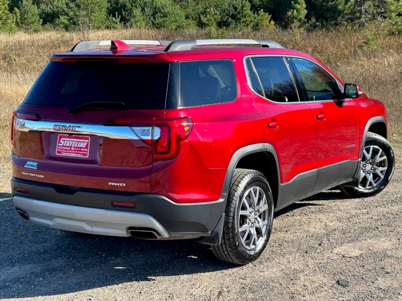 Used 2020 GMC Acadia SLT with VIN 1GKKNULS0LZ222640 for sale in Iron River, MI