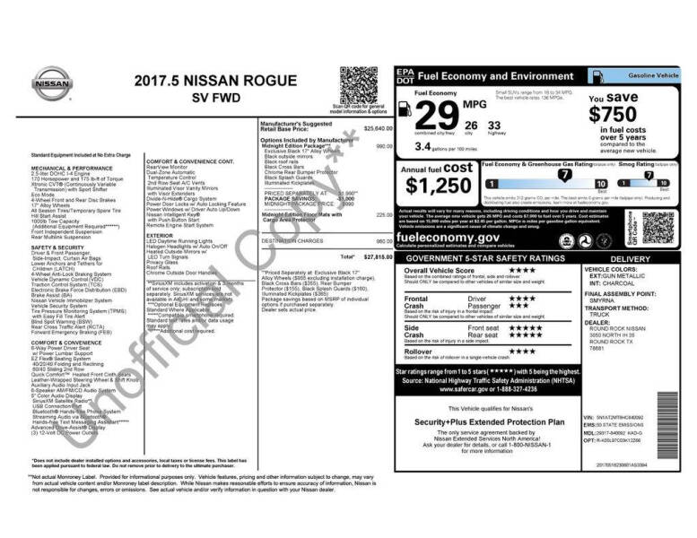 2017 Nissan Rogue