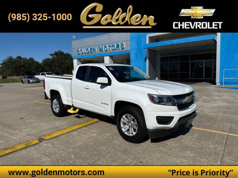 2020 Chevrolet Colorado for sale at GOLDEN MOTORS in Cut Off LA