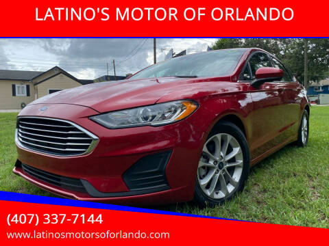 2020 Ford Fusion for sale at LATINO'S MOTOR OF ORLANDO in Orlando FL