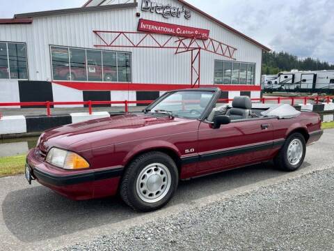 1989 Ford Mustang LX Convertible for sale at Drager's International Classic Sales in Burlington WA