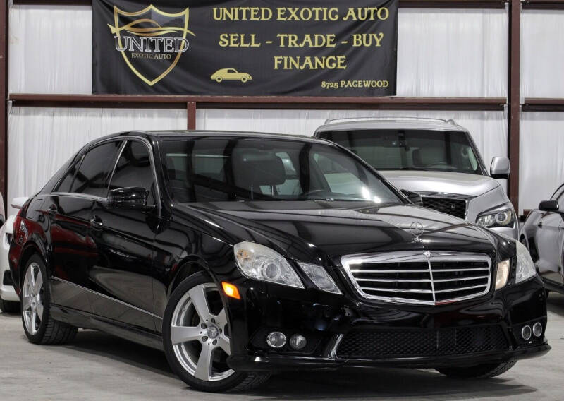 2010 Mercedes-Benz E-Class for sale at United Exotic Auto in Houston TX