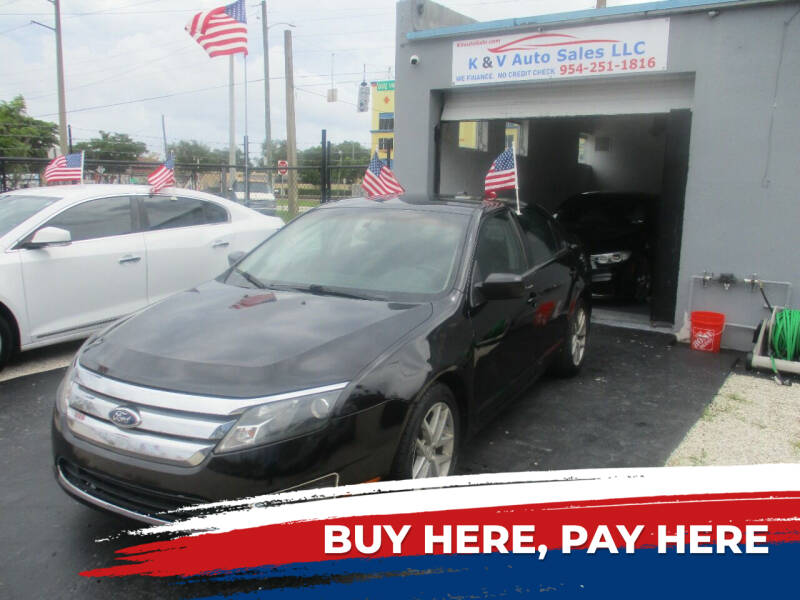 2012 Ford Fusion for sale at K & V AUTO SALES LLC in Hollywood FL