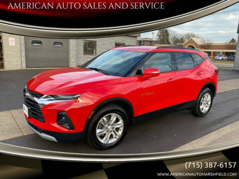 2019 Chevrolet Blazer for sale at AMERICAN AUTO SALES AND SERVICE in Marshfield WI