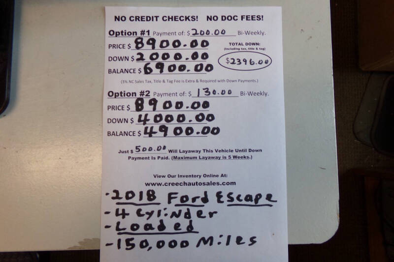 2018 Ford Escape S