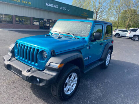 2020 Jeep Wrangler for sale at Martin's Auto in London KY