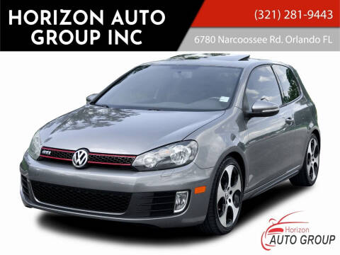 2011 Volkswagen GTI for sale at HORIZON AUTO GROUP INC in Orlando FL