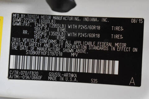 2015 Toyota Highlander