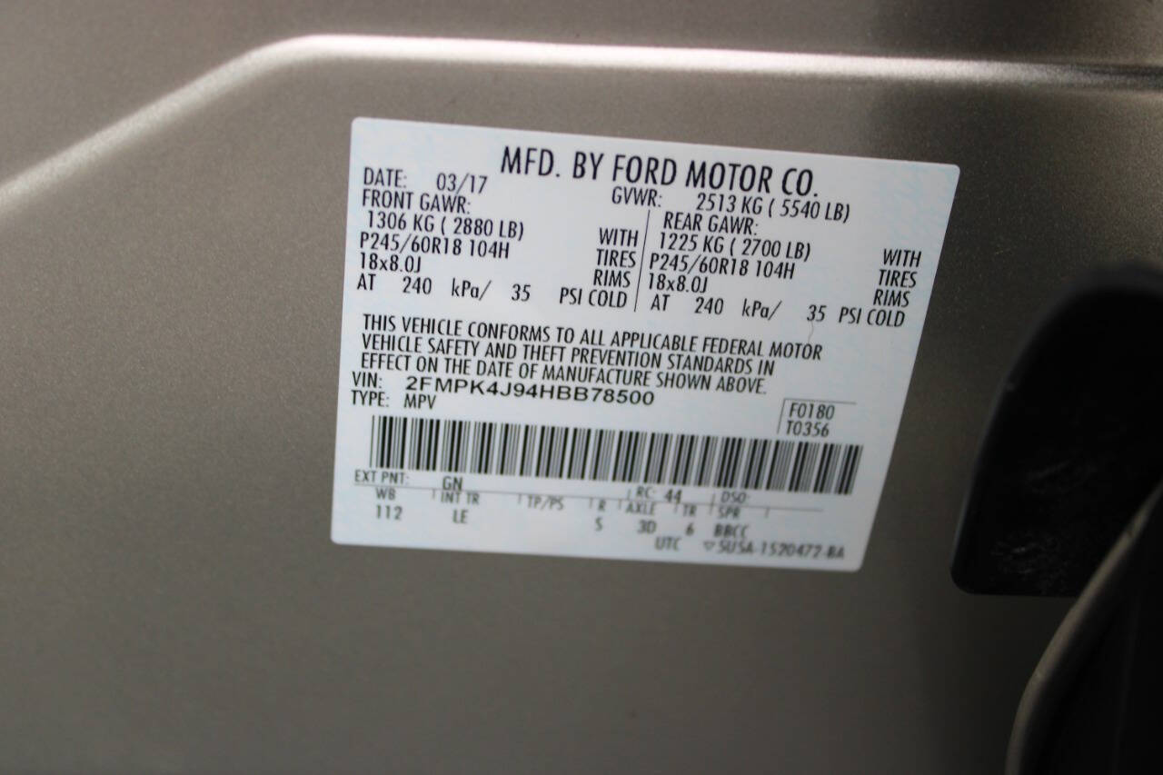 Tan 2017 Ford Edge SEL AWD SEL 4dr Crossover 16