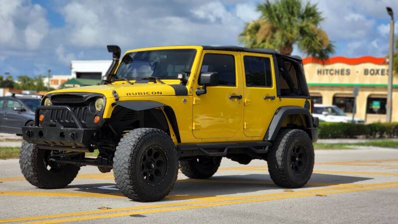 2008 Jeep Wrangler Unlimited for sale at Maxicars Auto Sales in West Park FL