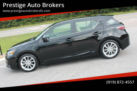 2012 Lexus CT 200h for sale at Prestige Auto Brokers in Raleigh NC